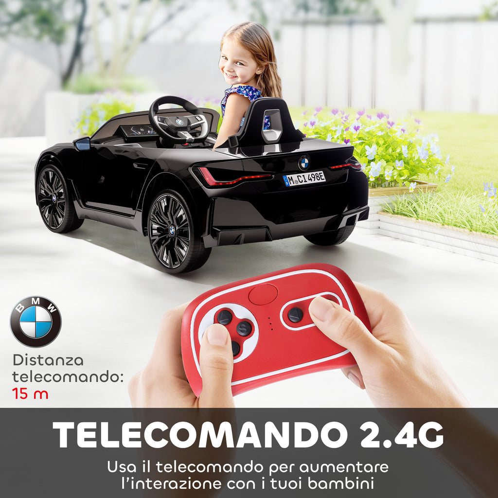 BMW i4 Elettrica per Bambini – Licenza Ufficiale 12V con Telecomando