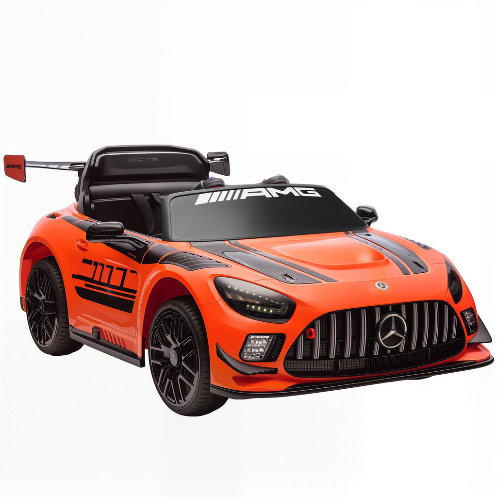 Mercedes-AMG GT3 EVO elettrica bambini - arancione vista frontale