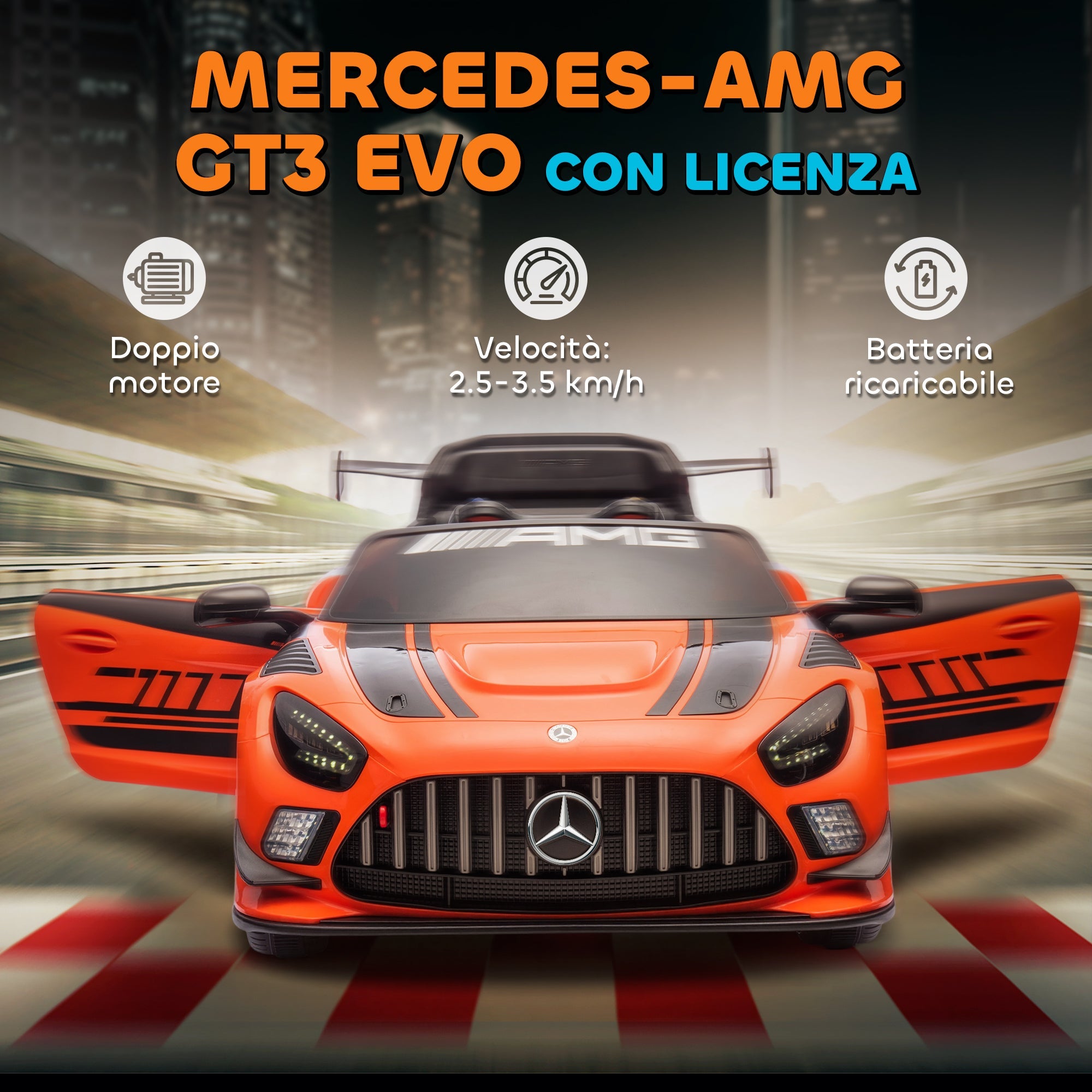 Mercedes-AMG GT3 EVO - licenza ufficiale doppio motore