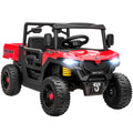 UTV Heavy Duty 600 elettrico bambini - rosso vista frontale