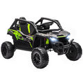 Kawasaki Teryx KRX 1000 elettrico bambini - nero verde vista frontale
