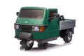 Piaggio Ape Electric verde - vista frontale