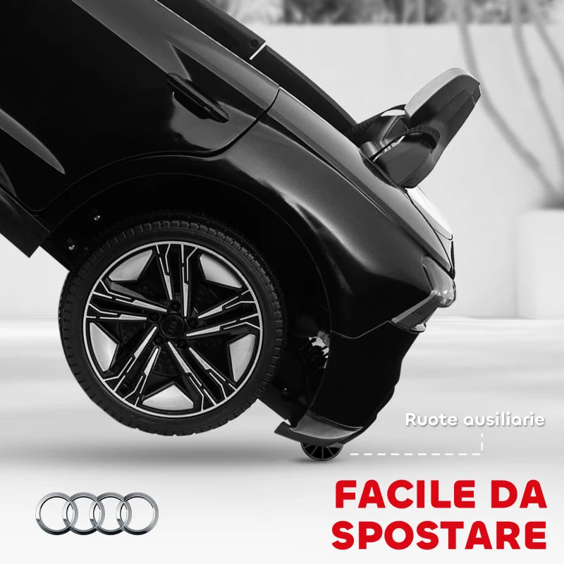 Audi RS e-tron GT – ruote ausiliarie, facile da spostare