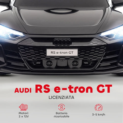 Audi RS e-tron GT – licenza ufficiale, 2 motori 12V, 3-5 km/h